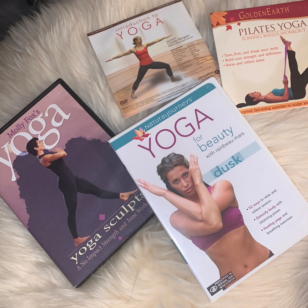 SALE!!! 4 Yoga DVDs